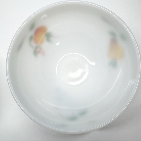 Vintage Fire King Gay Fad Fruit Painted Nesting Bowls - Picture 6 of 14